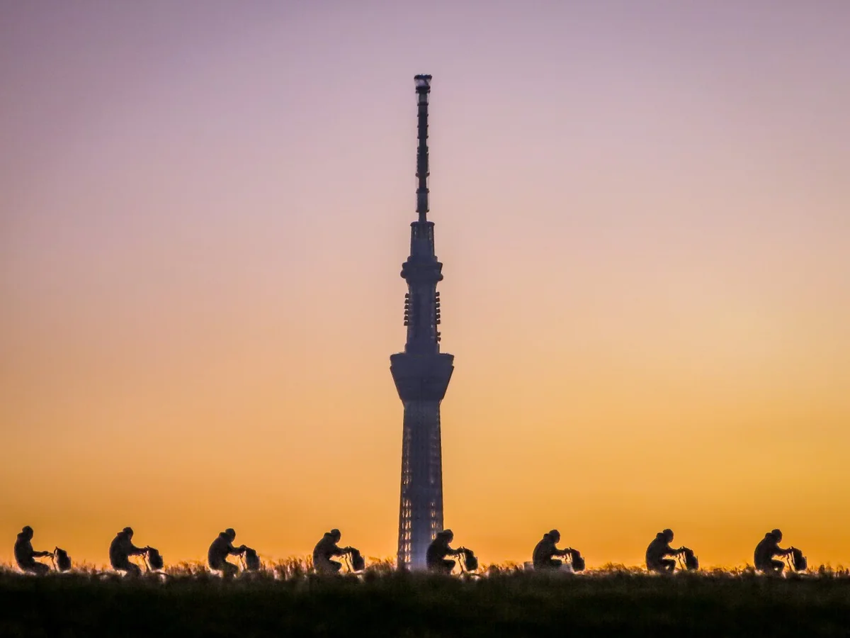 投稿写真：夕焼けシルエット