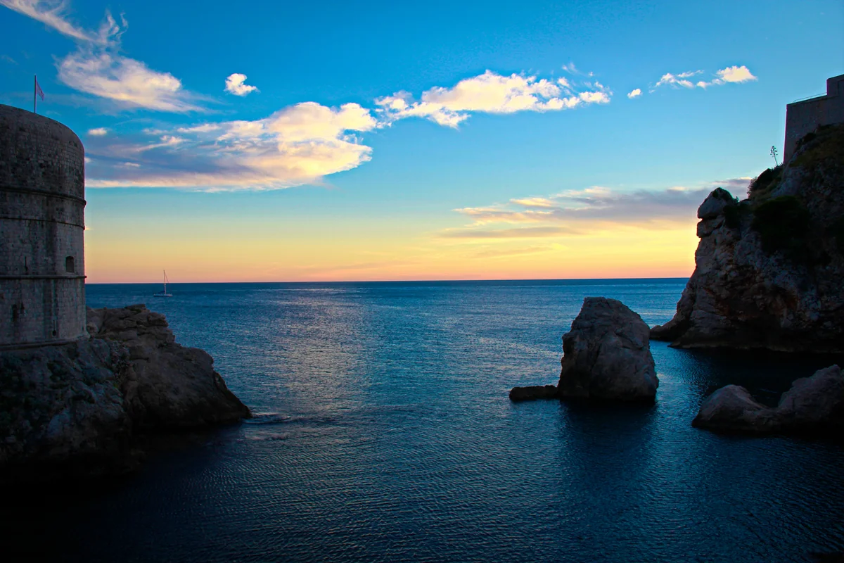 投稿写真：アドリア海の夕景