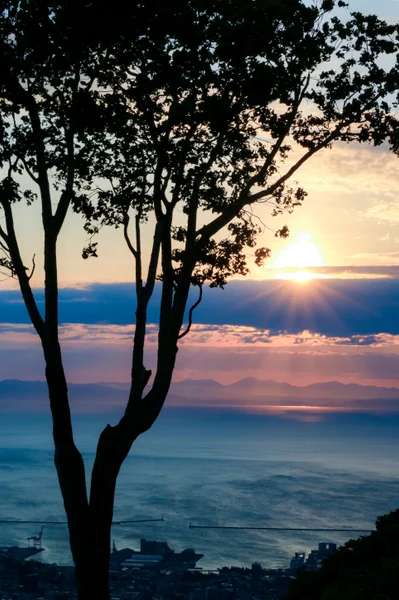 投稿：小樽市天狗山から見える朝焼け。