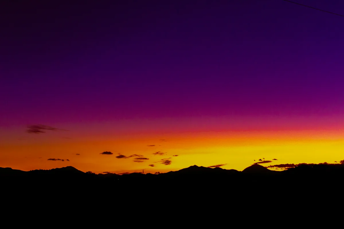 投稿写真：恵庭の夕焼け