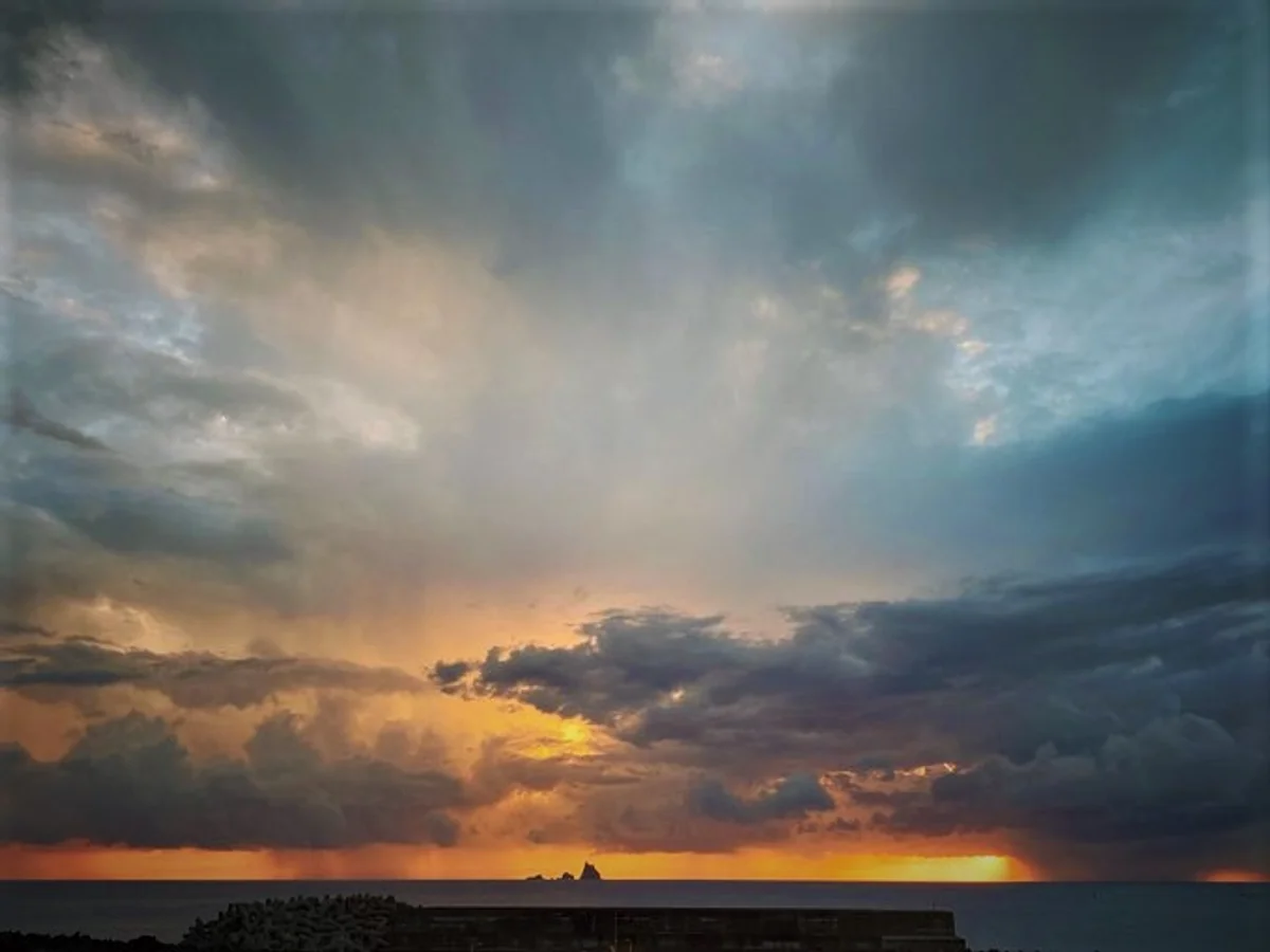 投稿写真：集中豪雨の空