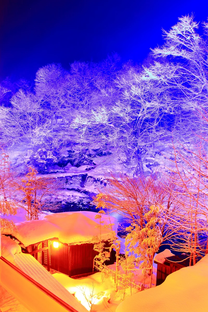 投稿写真：極寒の渓流温泉