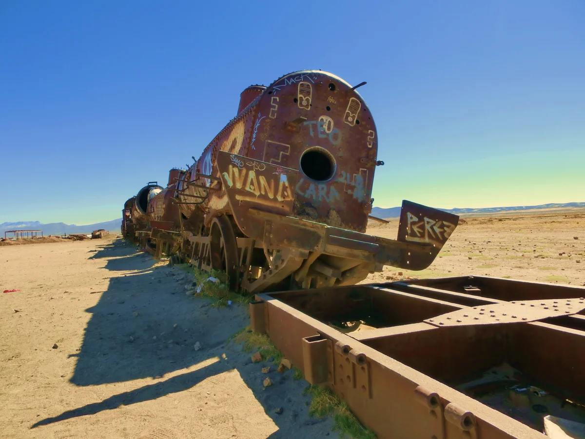 投稿写真：列車の墓場