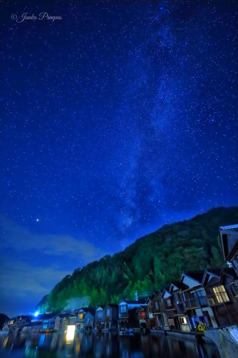 投稿写真：夏空と伊根の舟屋群