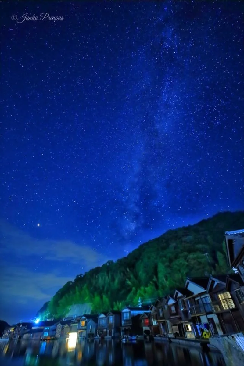 投稿写真：夏空と伊根の舟屋群