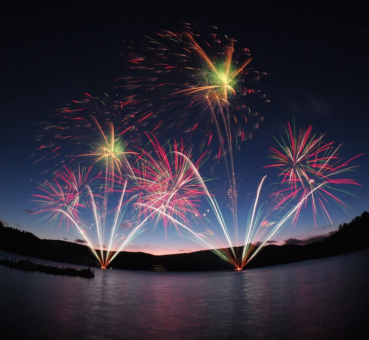 投稿写真：トワイライト花火