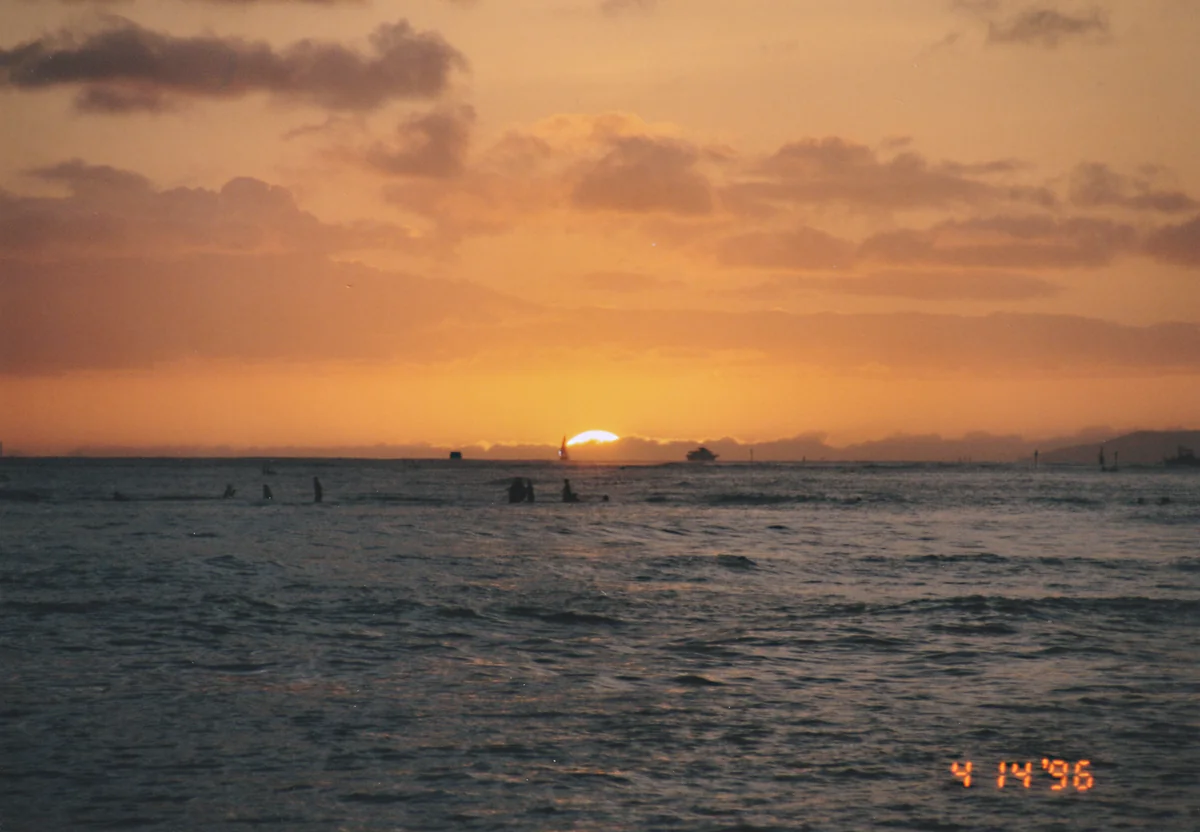 投稿写真：ワイキキのサンセット