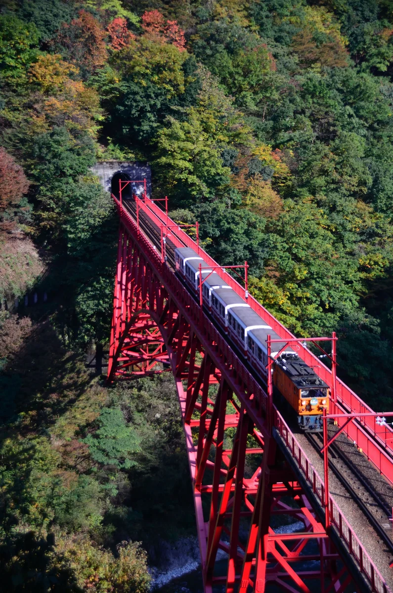 投稿写真：新山彦橋を渡る列車