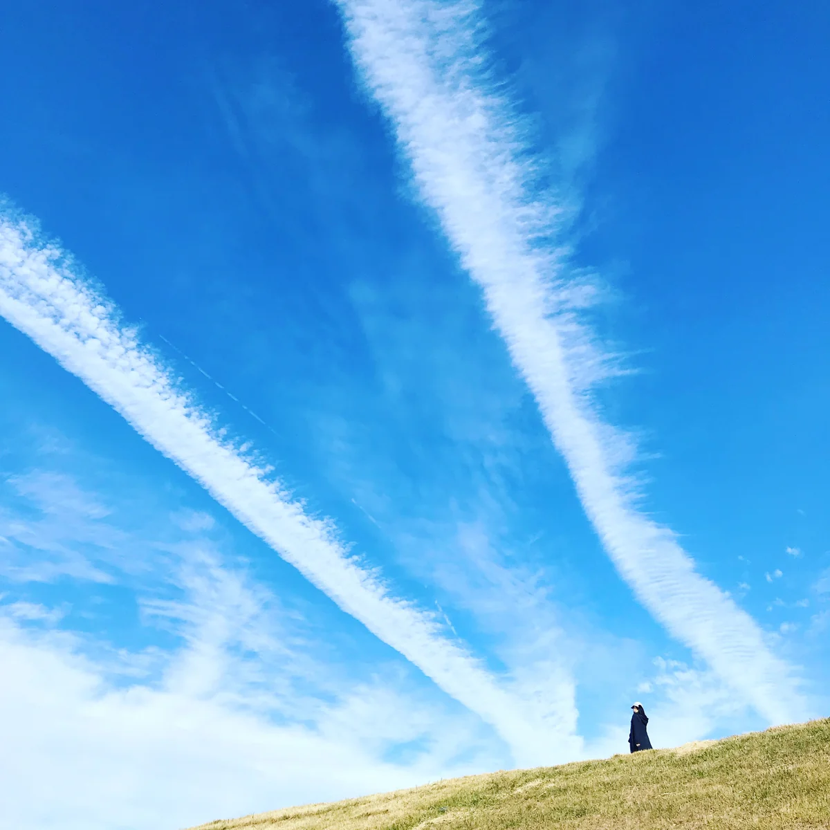 投稿写真：空の道