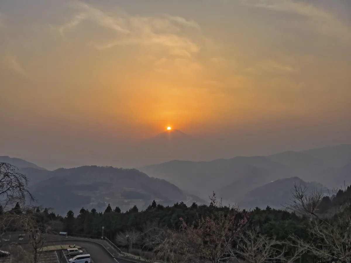 投稿写真：ダイヤモンド富士の始まり