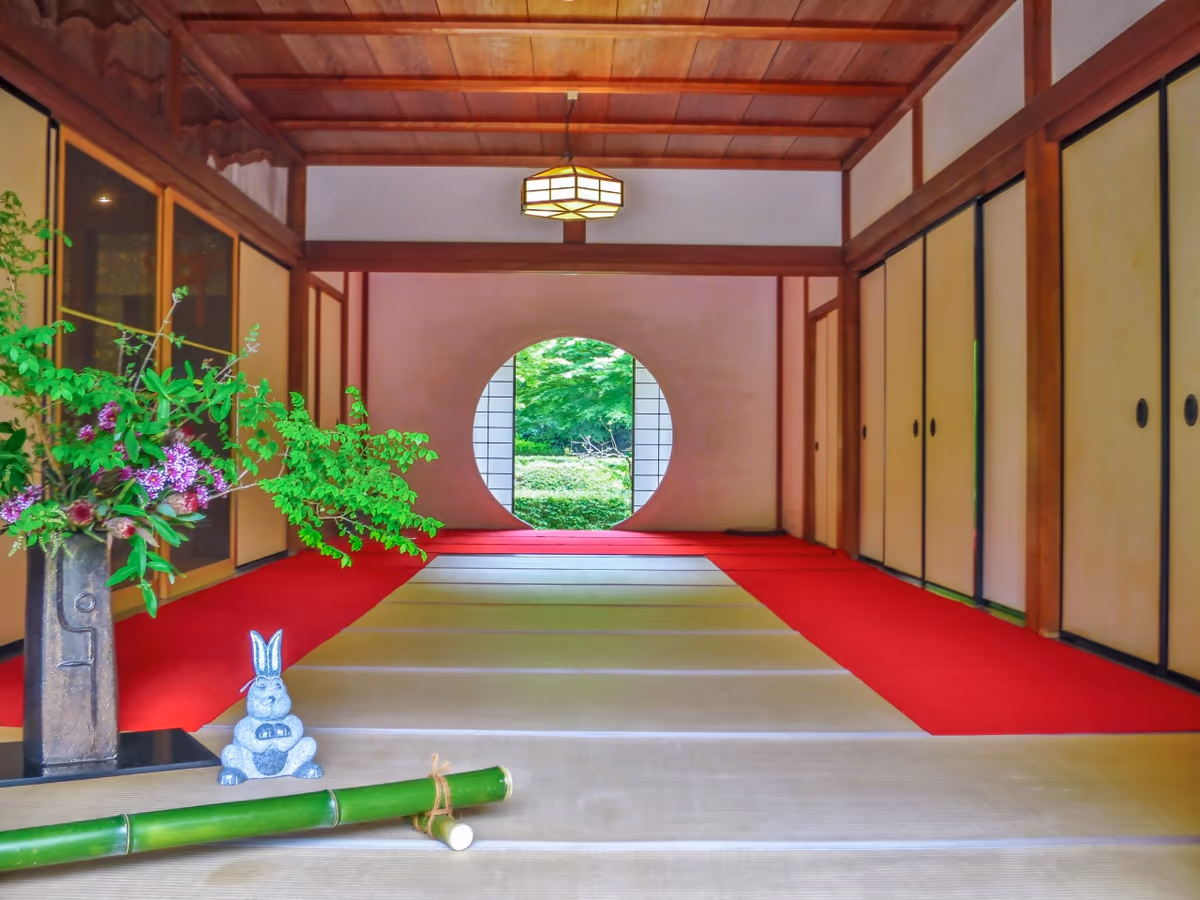 投稿写真：悟りの窓から望む新緑