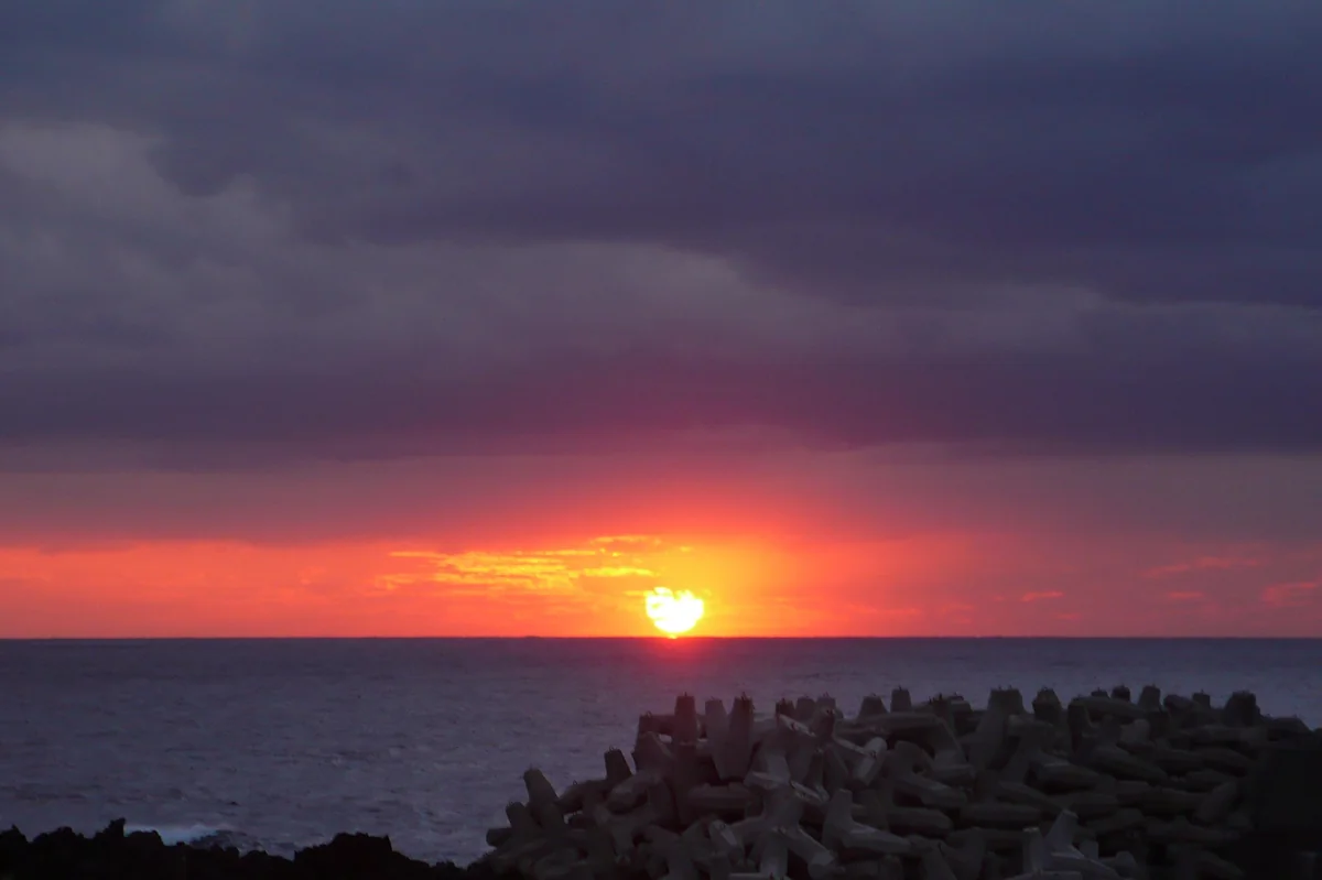 投稿写真：ハートの夕陽