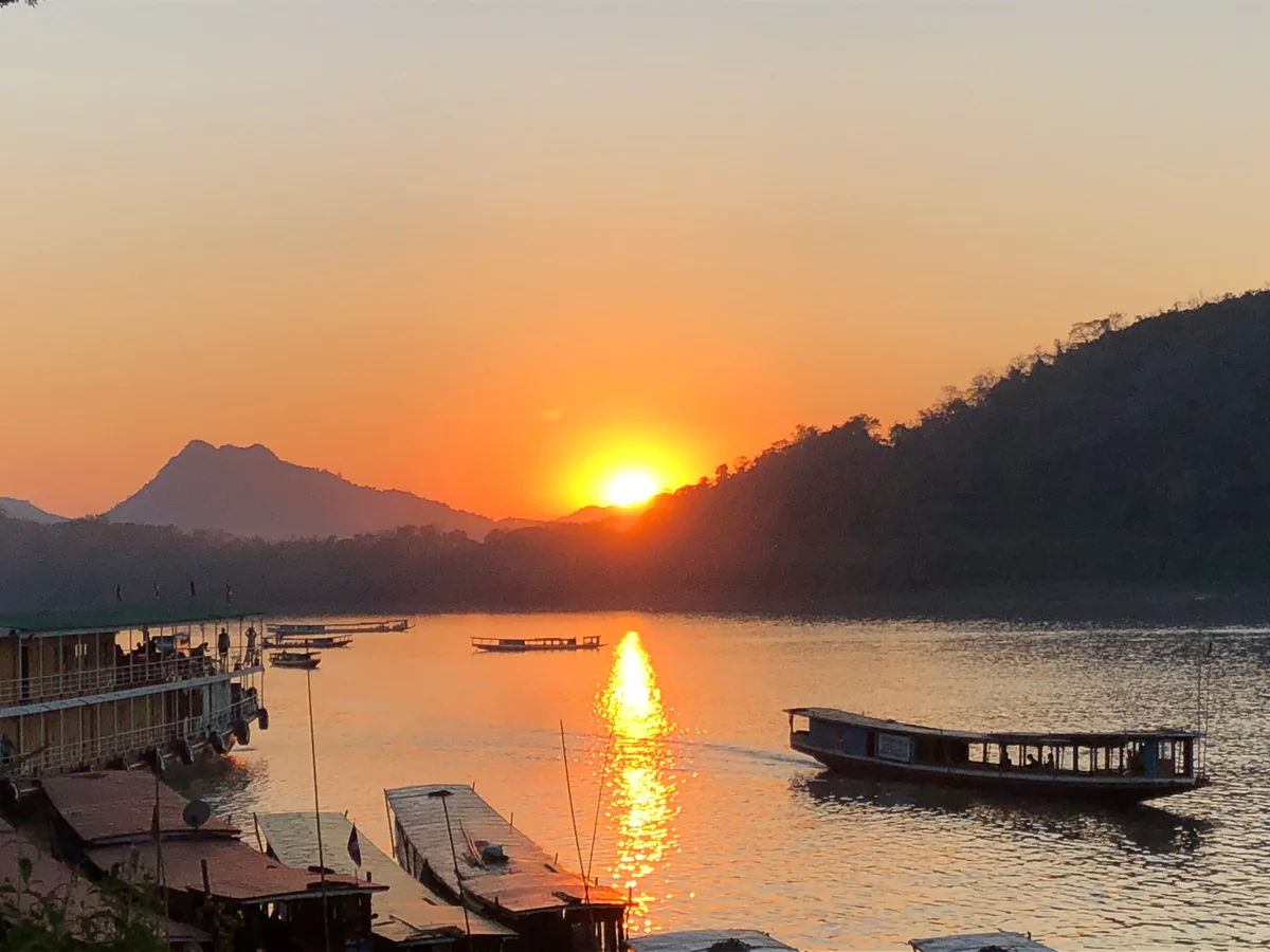 投稿写真：ルアンパバーンの夕日