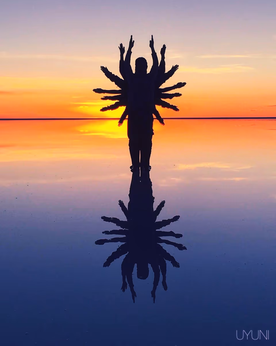 投稿写真：Salar de Uyuni ウユニ塩湖で阿修羅像