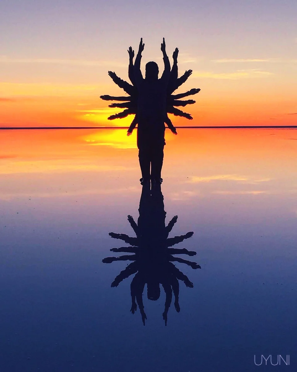 投稿写真：Salar de Uyuni ウユニ塩湖で阿修羅像