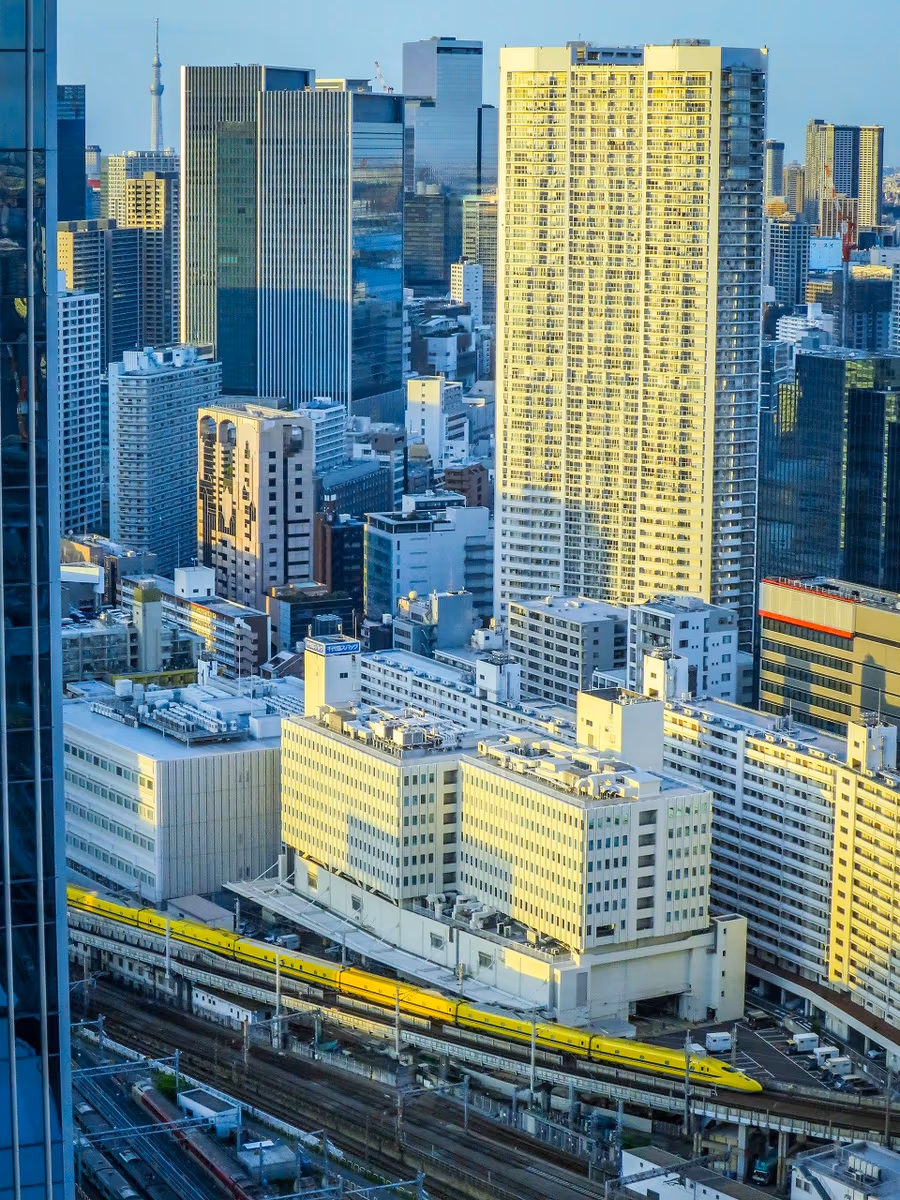 投稿写真：ドクターイエロー俯瞰②