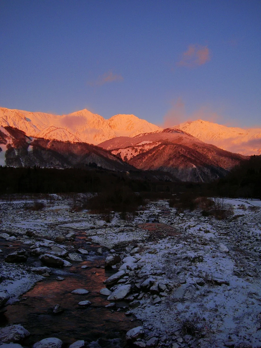 投稿写真：白馬三山モルゲンロート