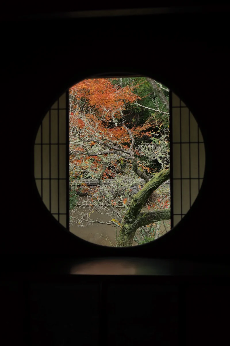 投稿写真：雲龍院　悟りの窓　秋