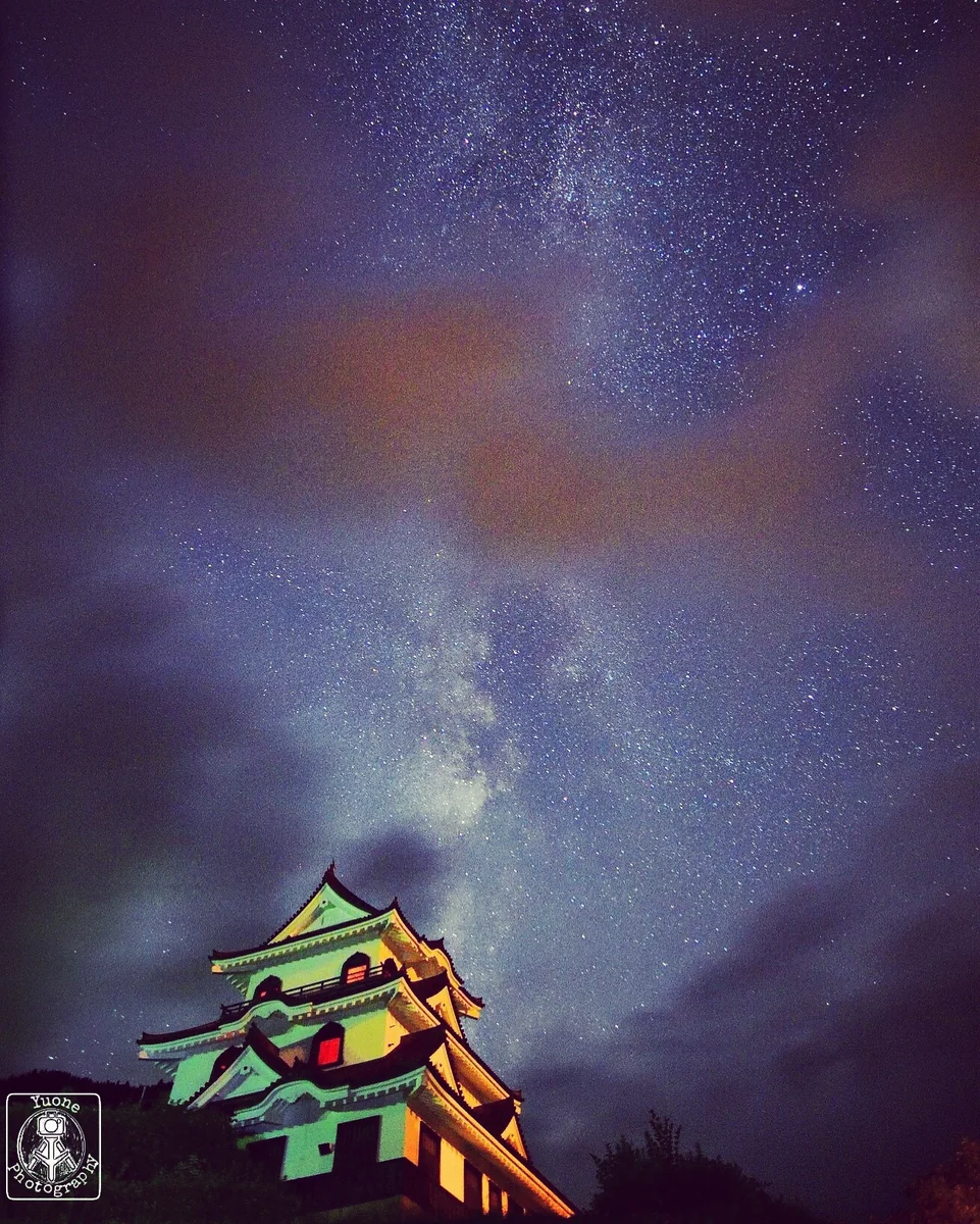 投稿写真：藤橋城の星空