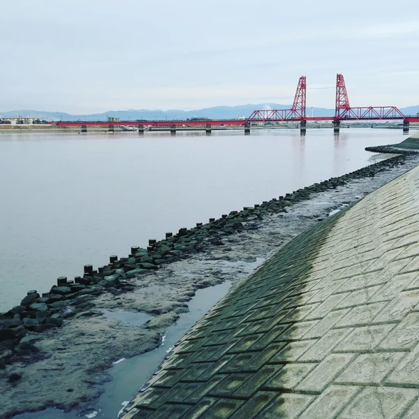 投稿：昇開橋 大川側より佐賀側を望む