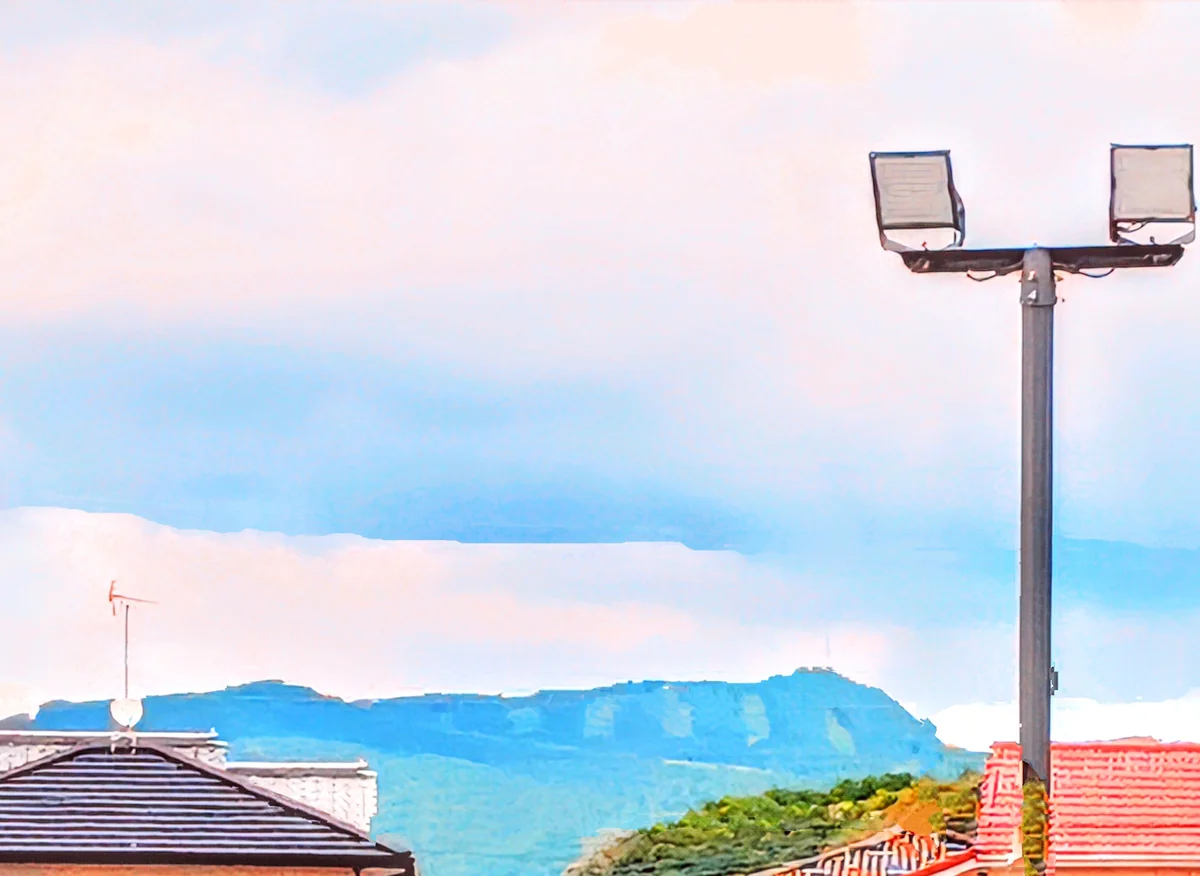 投稿写真：山肌がしましま