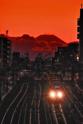 投稿：夕暮れの笹塚駅