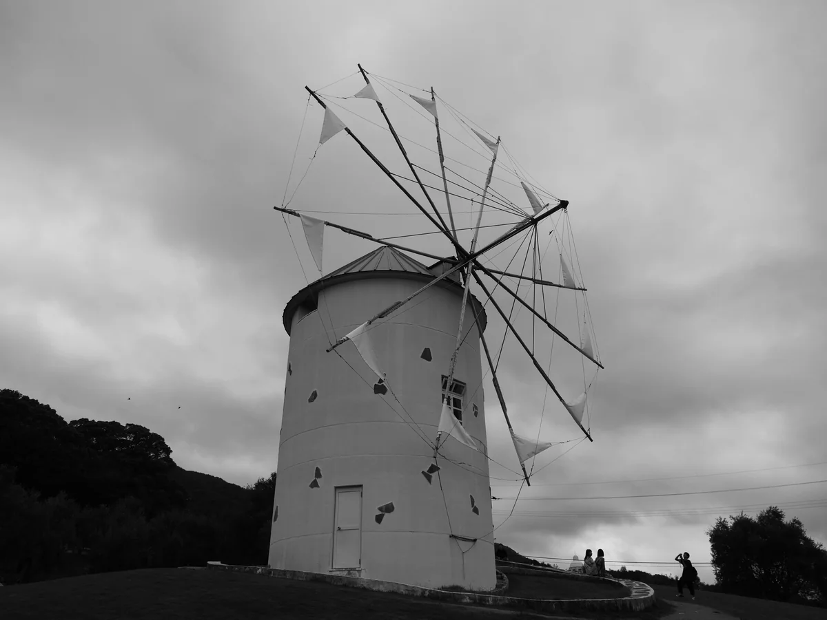 投稿写真：055小豆島オリーブ公園のギリシャ風車（香川）