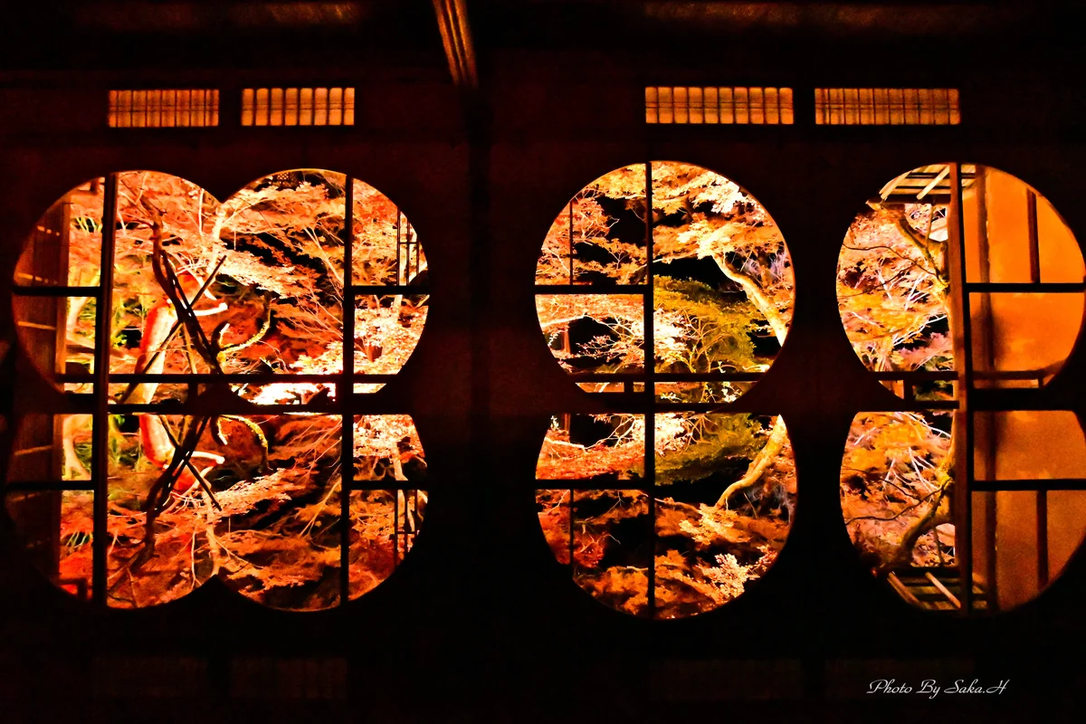 投稿写真：三連　丸窓