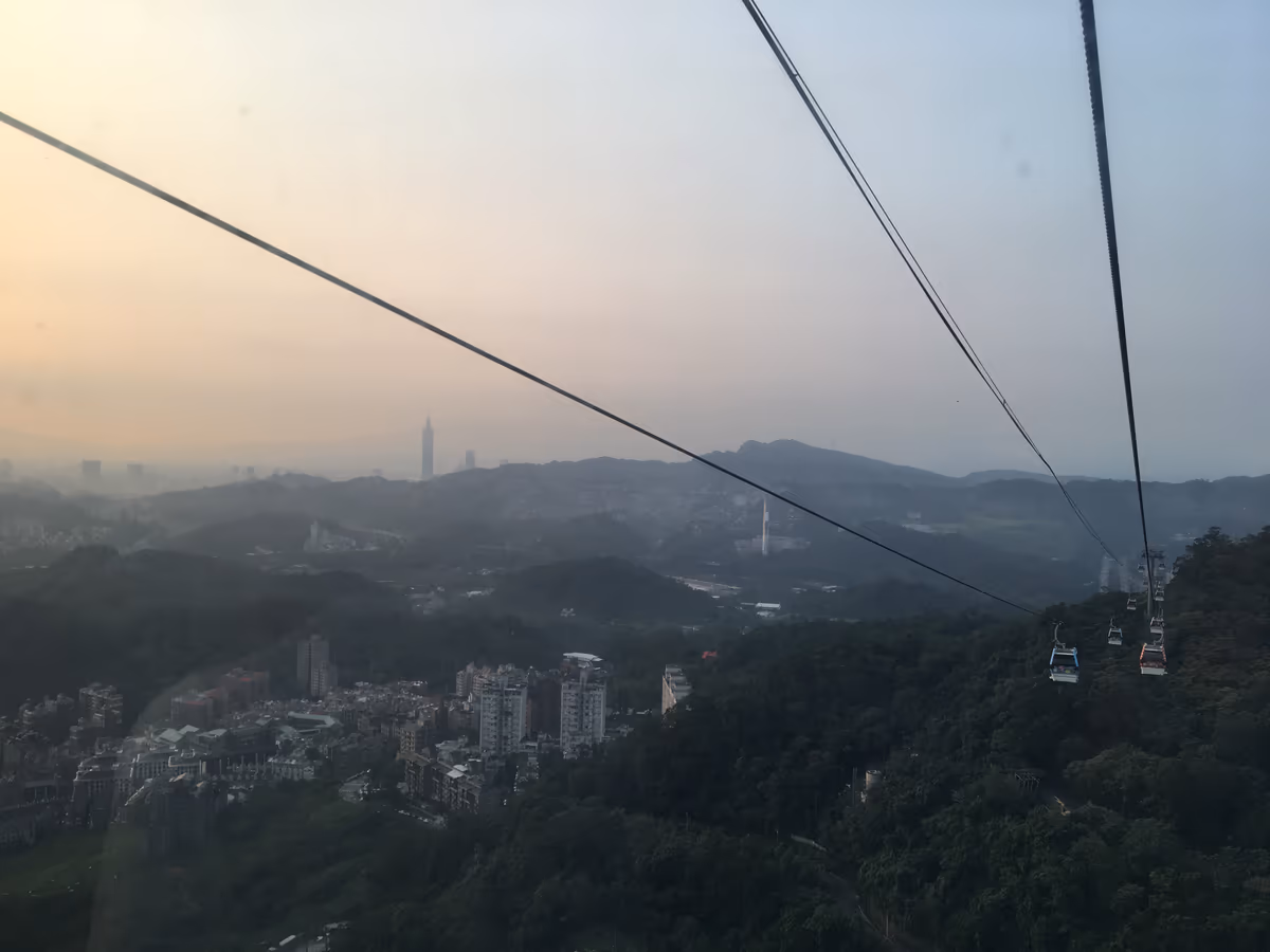投稿写真：猫空ゴンドラと台北１０１