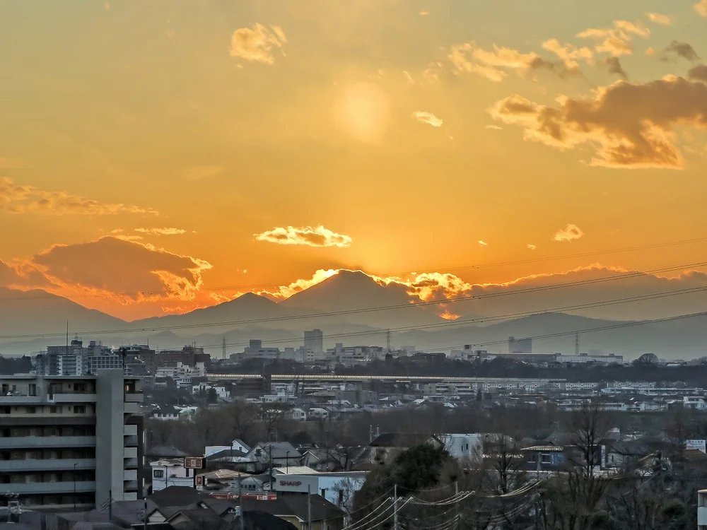 投稿写真：夕富士