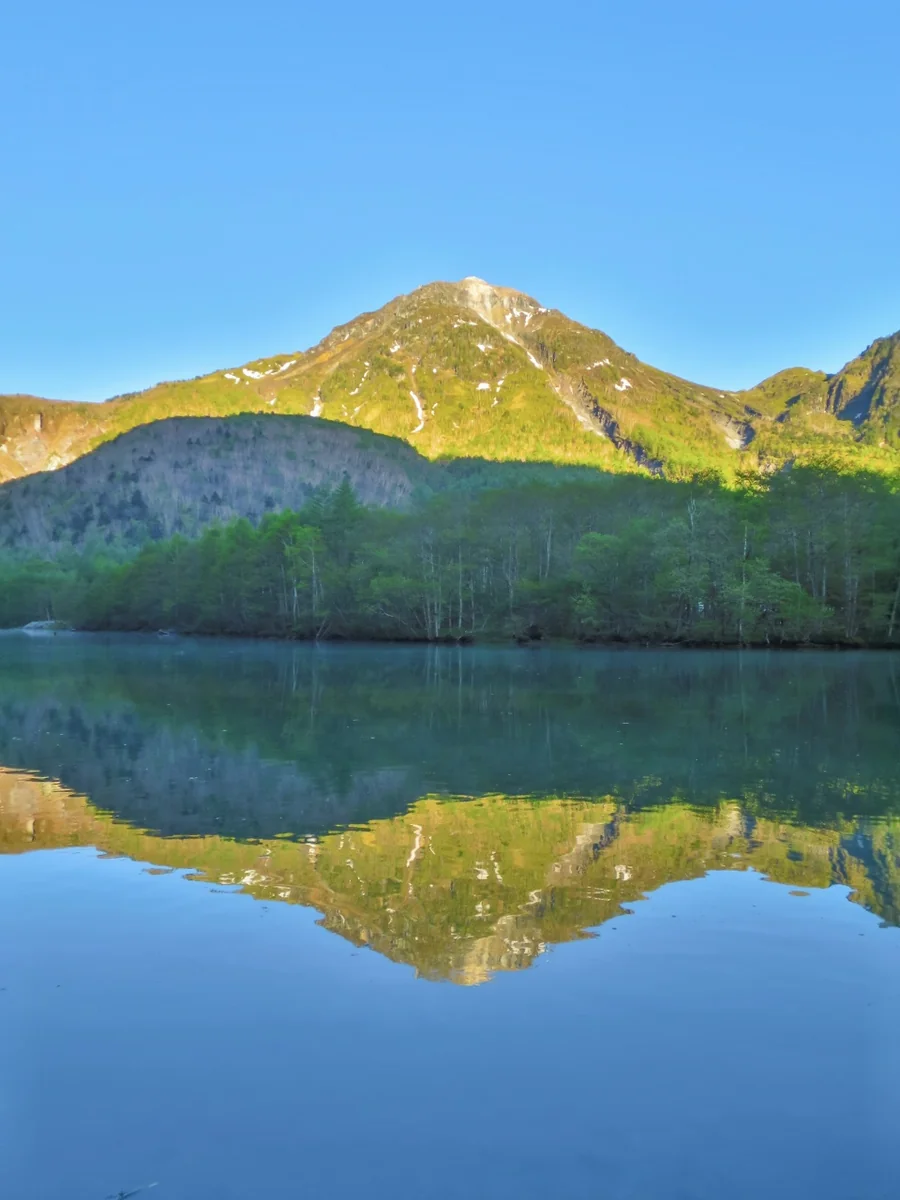 投稿写真：大正池に写る焼岳