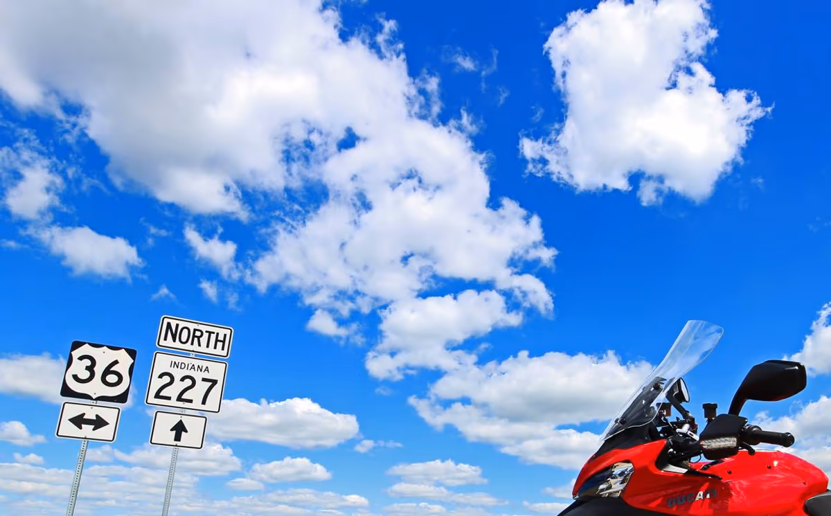 投稿写真：アメリカ合衆国インディアナ州　DUCATIでツーリング