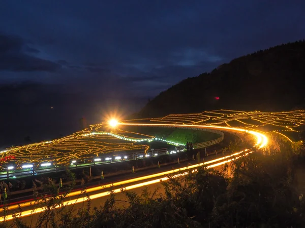 投稿：千枚田ライトアップ