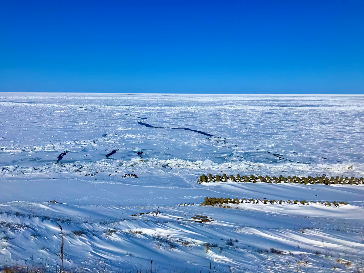 投稿写真：流氷接岸
