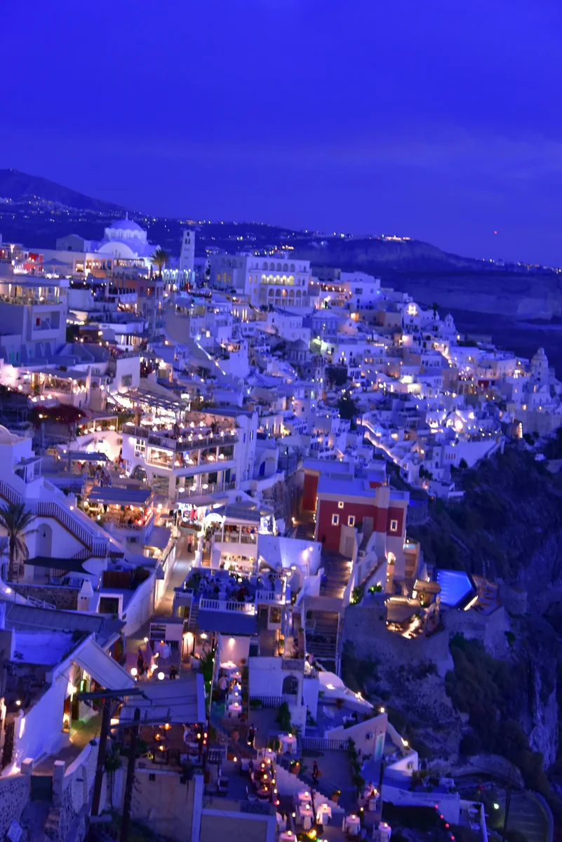 投稿写真：サントリーニの夜