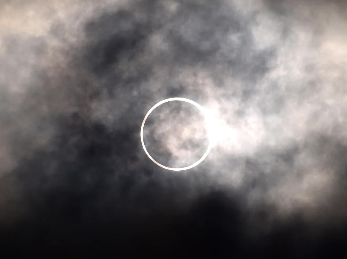 投稿写真：金環日食