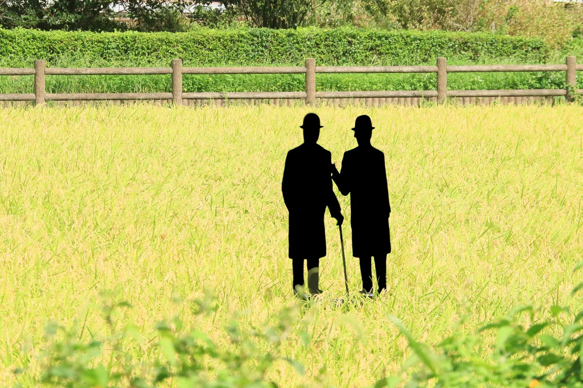 投稿写真：田んぼの紳士達