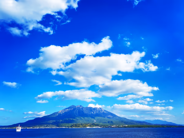 投稿：桜島フェリーから