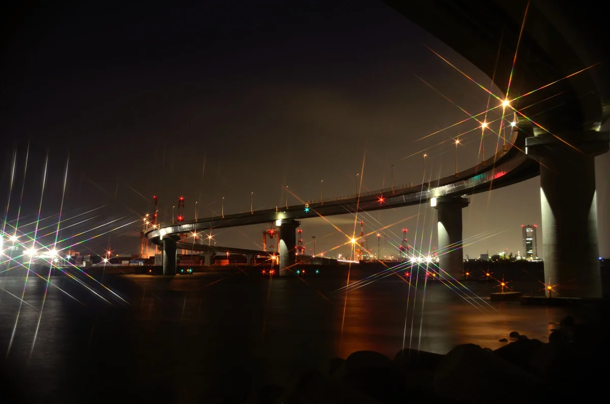 投稿写真：いなばポートライン夜景