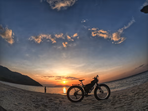 投稿：屋久島の夕焼け