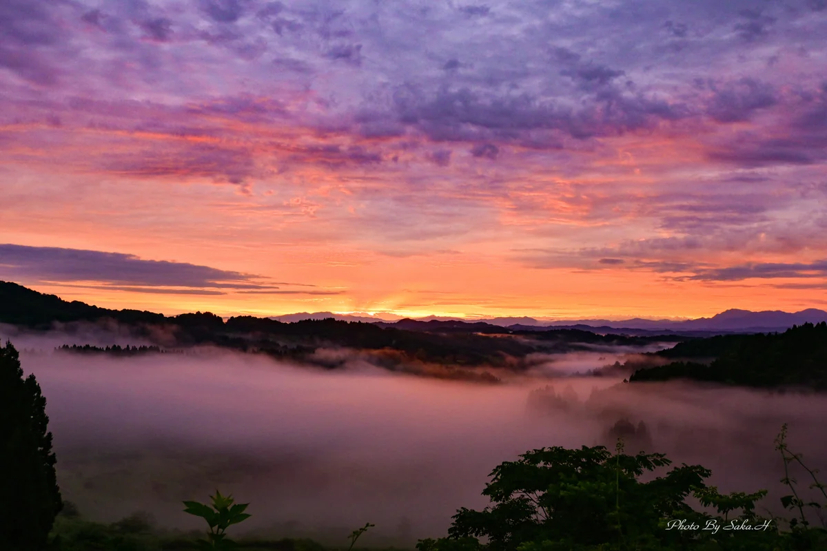 投稿写真：星峠の朝焼け