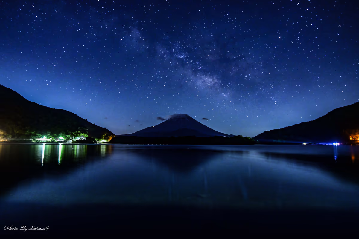 投稿写真：精進湖の夜