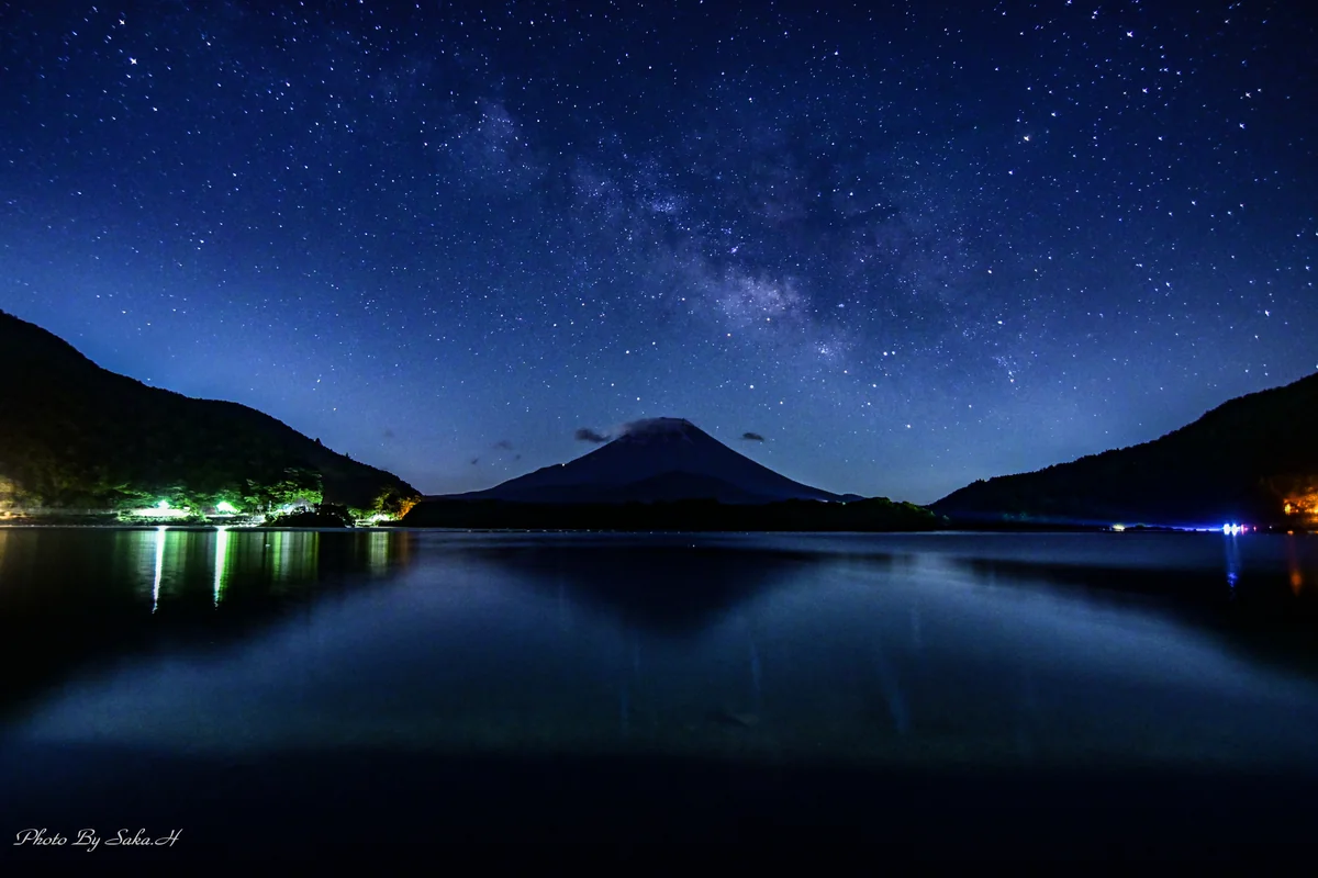 投稿写真：精進湖の夜
