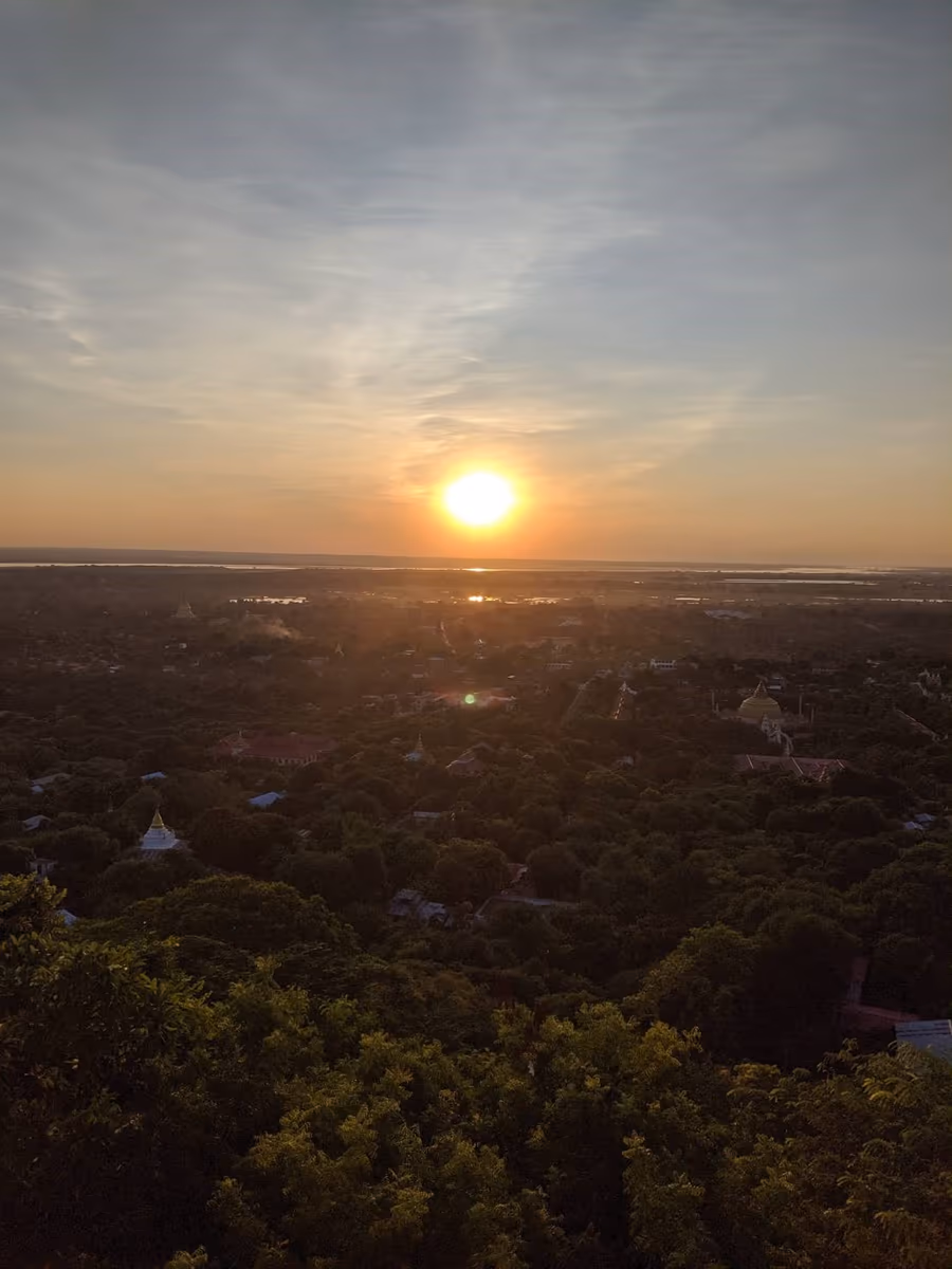 投稿写真：ミャンマーの夕日