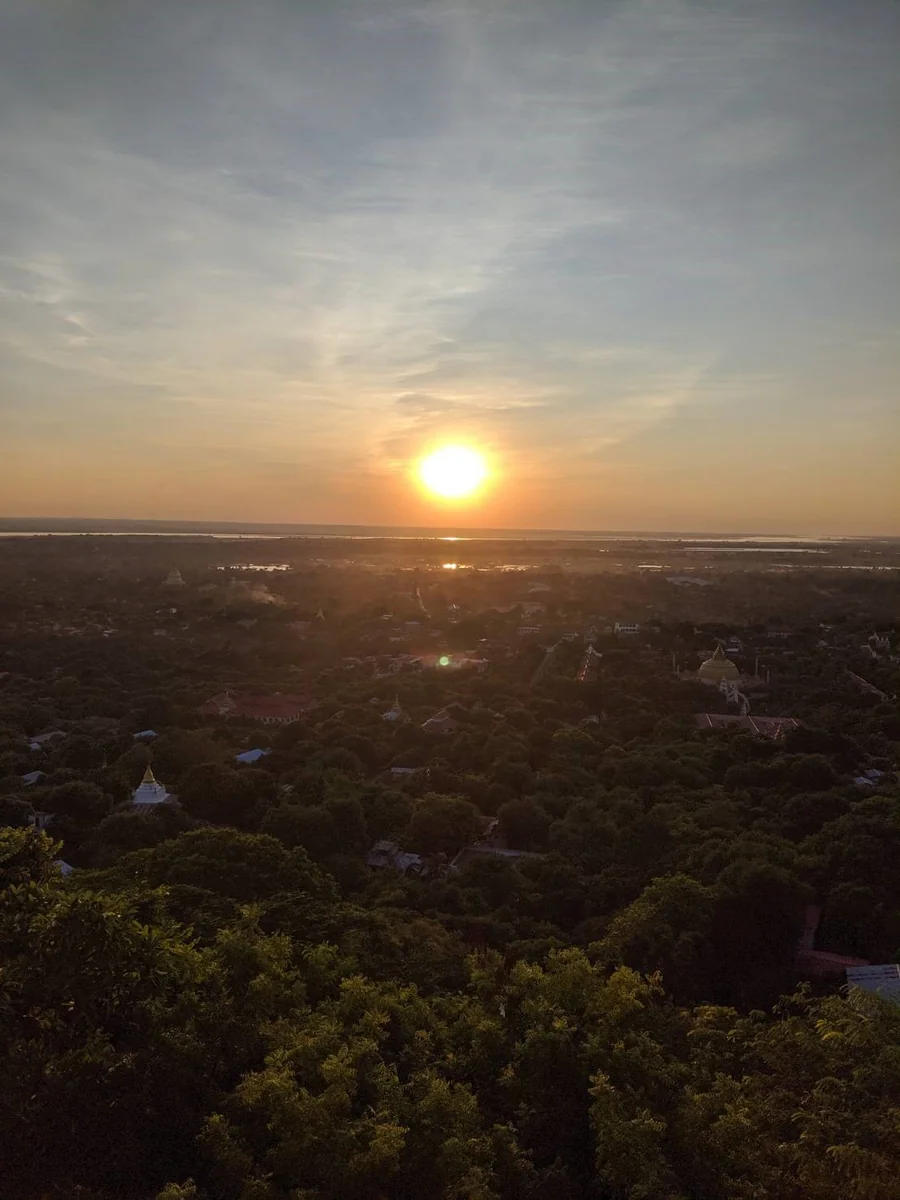 投稿写真：ミャンマーの夕日