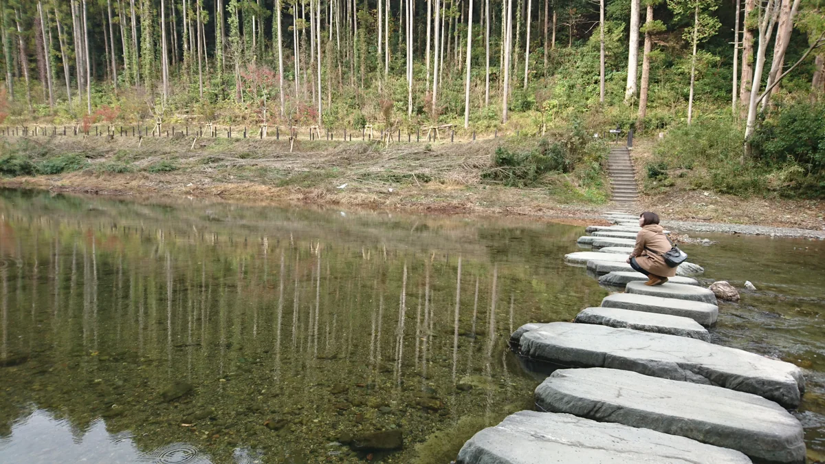 投稿写真：嵐山渓谷バーベキュー場 飛び石