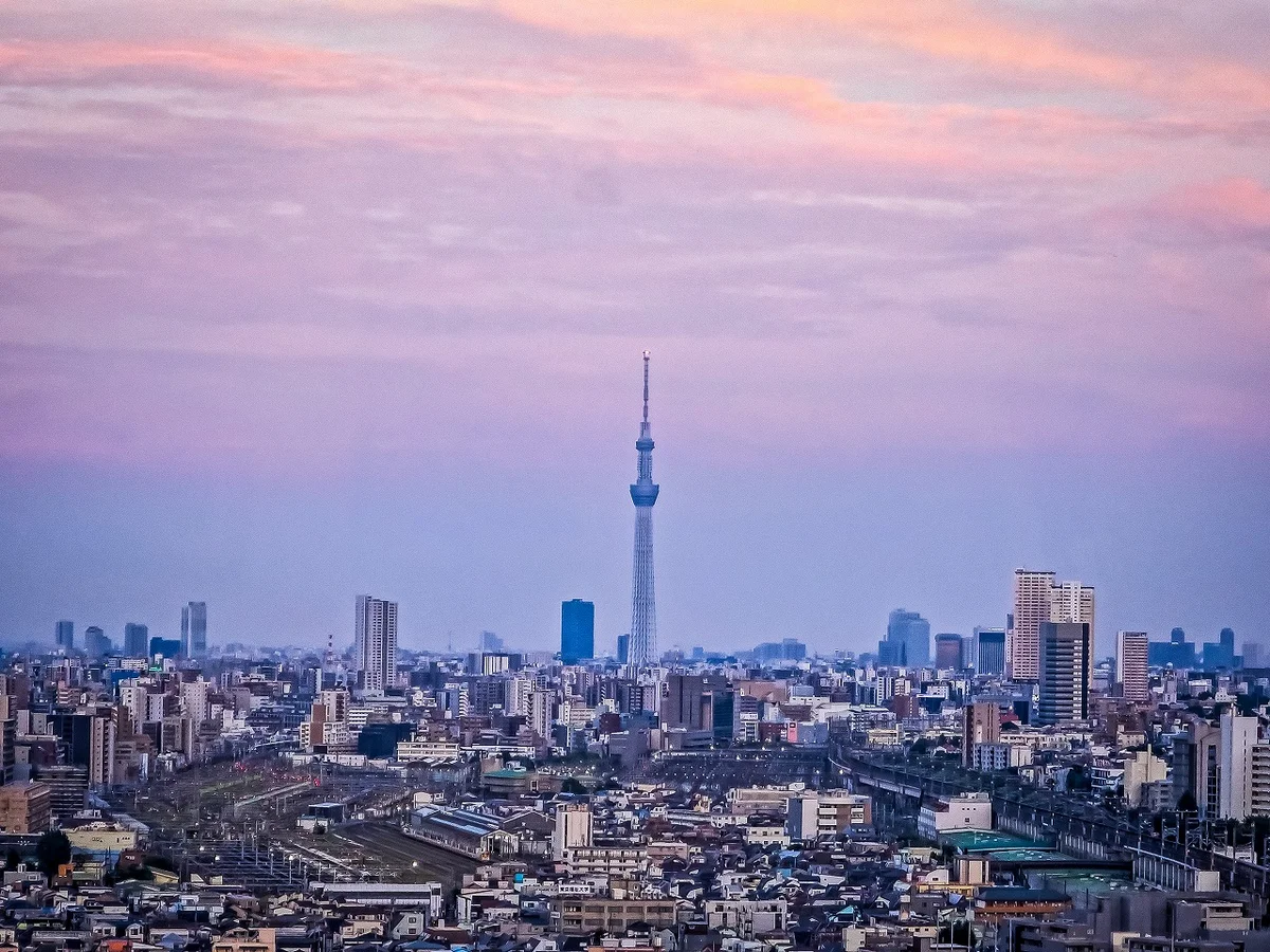 投稿写真：夕焼け雲と東京スカイツリー