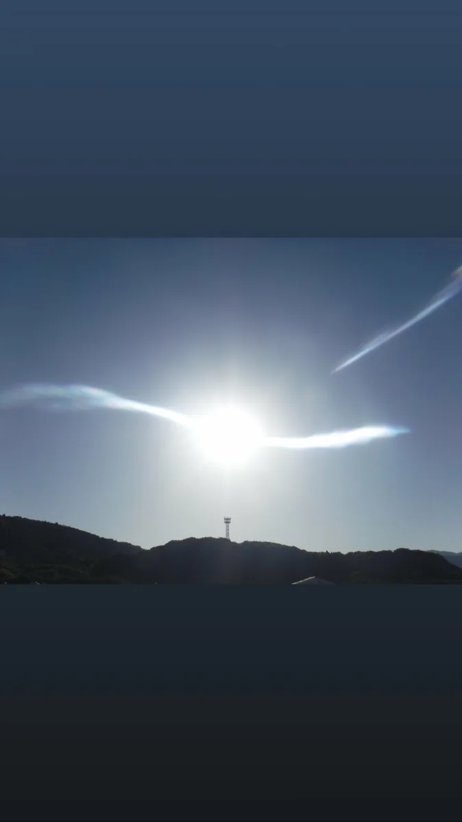 投稿写真：陽の帯