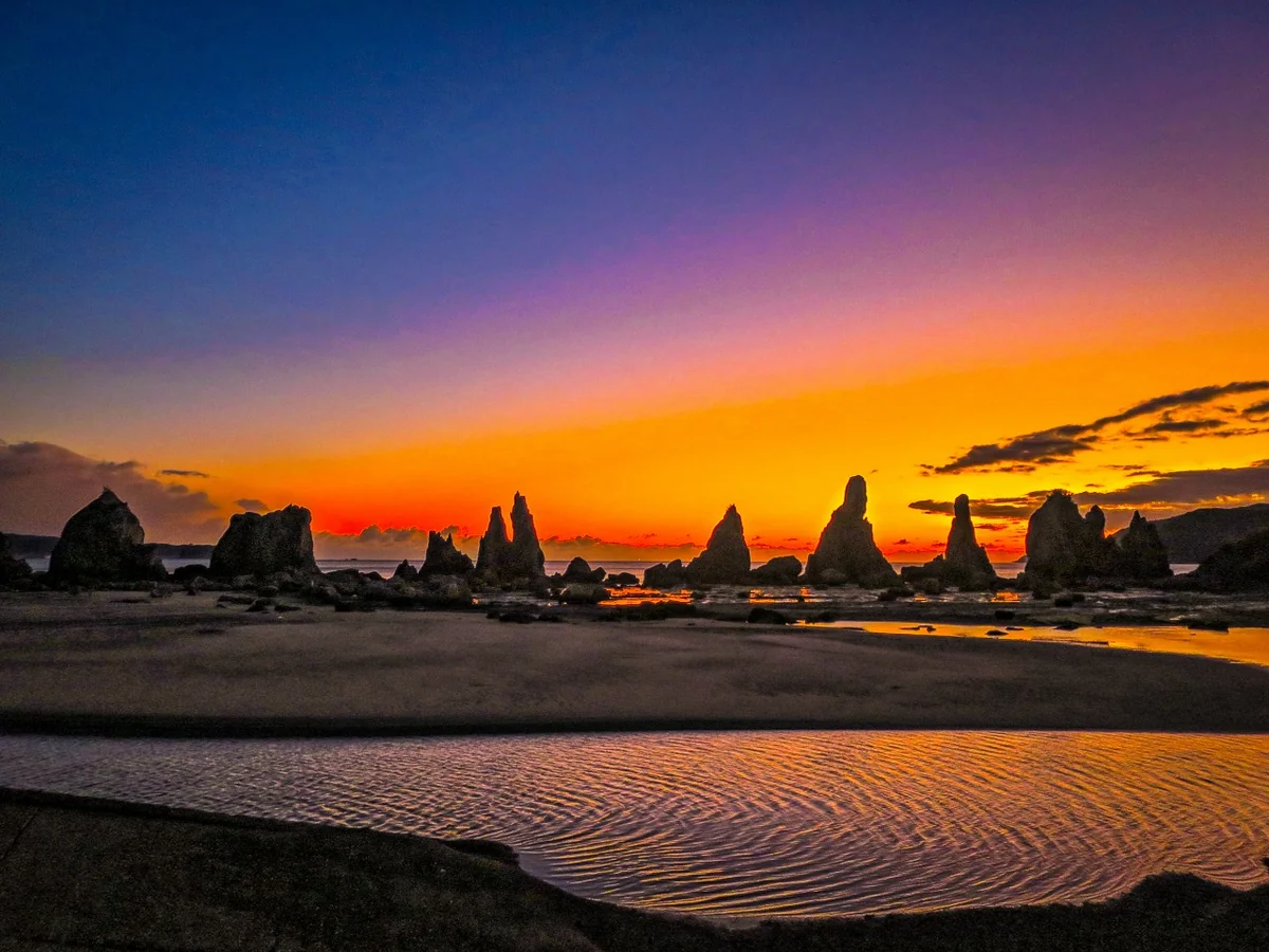 投稿写真：橋杭岩朝焼け