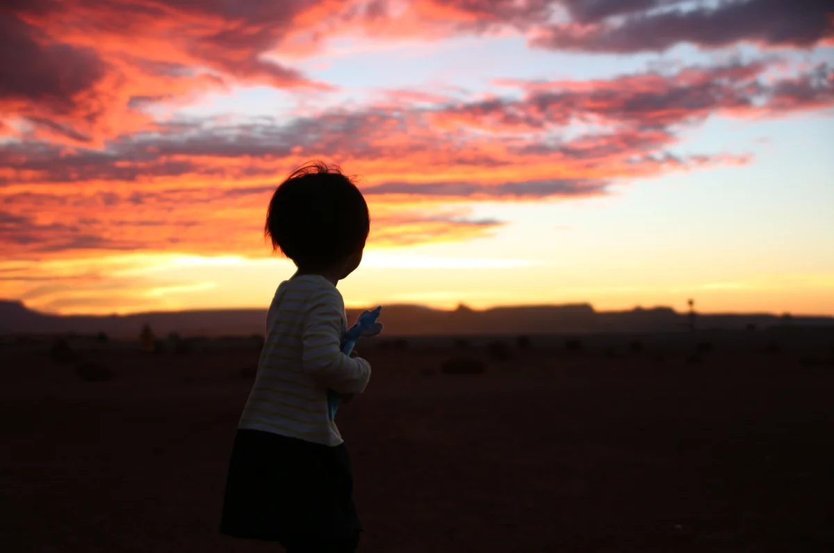 投稿写真：夕焼けは雲があると赤くなるんだね！